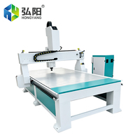 Routeur CNC à trois axes HYCNC 1300x2500x200mm avec table à vide pour gravure et découpe du bois/de l'acrylique/de PVC AC220-380V/50Hz
