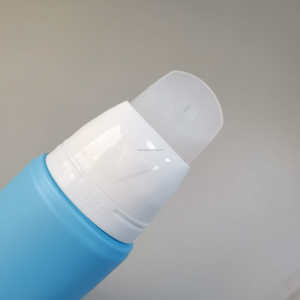 Nouveau design bouteille Squeeze crème <span class=keywords><strong>solaire</strong></span> conteneur <span class=keywords><strong>protection</strong></span> <span class=keywords><strong>solaire</strong></span> 30ml 50ml tube de crème vide pour le soin des cheveux avec tête de massage - Product Image 5