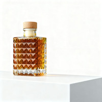 Bouteille en verre de 100 ml avec bouchon en liège, diffuseur d'arômes, désodorisant, flacon de parfum, mariage