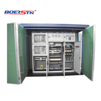 Poste de transformation compact préfabriqué de type boîtier européen haute tension pour projets de réseaux électriques et d'énergies renouvelables