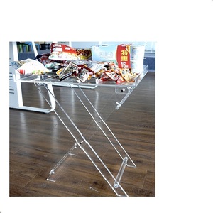 Nuovo Design Tavolino Trasparente in <span class=keywords><strong>Plexiglass</strong></span> <span class=keywords><strong>per</strong></span> Salotto e Balcone in Spazi Ristretti - Product Image 1
