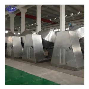 SZG Continuous Operation Customizable CE Certified High-Efficiency Rotary Double Cone Vacuum Mixer Dryer