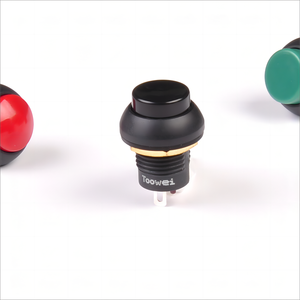 12mm 푸시 버튼 스위치 버튼 색상 사용자 정의 3A 5A 래칭 순간 IP67 방수 푸시 버튼 스위치 - Product Image 1