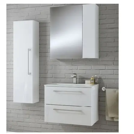 Productos promocionales de feria, tocador de baño de estilo europeo de lujo con doble lavabo, armarios de tocador de baño