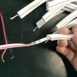 Mince 12vdc 4000K Blanc Naturel 14 w/m 1.7cm Coupe 180LED/m Smd 5mm Bande Conseil avec 4*10mm Côté Émetteur Néon <span class=keywords><strong>Tube</strong></span> 1 mètre Longueur - Product Image 1