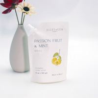Pochette personnalisée pour échantillons de crème et lotion, en papier kraft écologique et recyclable, avec bec verseur pour recharge de liquides, emballage pour soins de la peau