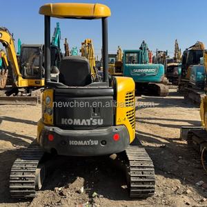 Mini-excavatrice Komatsu PC35 d'occasion de 3,5 tonnes avec composants essentiels, notamment moteur, boîte de vitesses, pompe à engrenages, roulement, PLC - Product Image 3