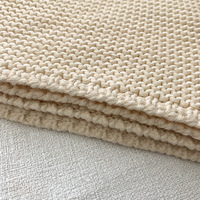 Nouveau coton bébé tricoté couverture canapé décoration couvre épaissi lit fin serviettes solide Simple jeter