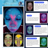 Analyseur de peau intelligent portable de 21,5 pouces, analyseur de peau X5, analyseur d'hydratation de la peau X5, appareil d'analyse de la peau