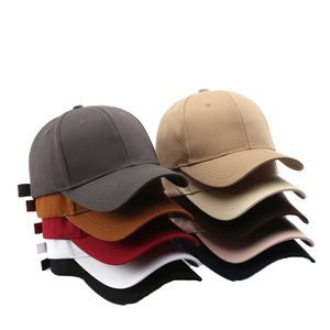 맞춤형 자수 로고 매일 두꺼운 고급 면 라이트 플레이트 야구 모자 개인화 된 차양 모자 - Product Image 1