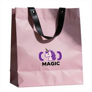 Bolsas de Papel Grandes de Lujo Clásicas Ecológicas Personalizadas con Logotipo, Verdes, Impermeables y Reutilizables para Empaque de Zapatos - Product Image 1