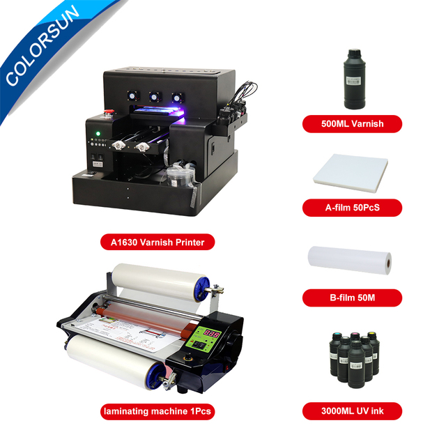 A4 Varnish UV Printer DTF Mug Cup Bottle Printing Machine AB Film Sticker UV Printing Machine