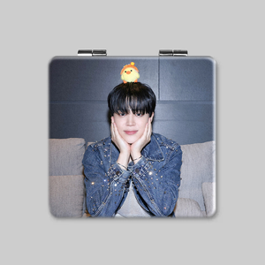 Toptan bts Idol bts Boys Jimin çift taraflı kare katlanabilir taşınabilir makyaj aynası - Product Image 5