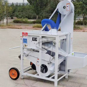 Macchina agricola per combinare la macchina per la pulizia delle sementi di grano di mais separatore di gravità dello schermo d'aria granella di semi pulitore separatore di semi - Product Image 3