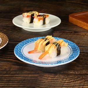 Platos Redondos de Melamina para Sushi con Tapas, Irrompibles, para Banda Transportadora, para Restaurantes - Product Image 2