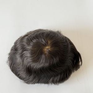 Pelucas de Cabello Humano de Baja Densidad para Hombre, Tupé Masculino, Sistema Capilar, Tupé para Hombre, Mejor Precio, Buena Calidad # 1B - Product Image 6