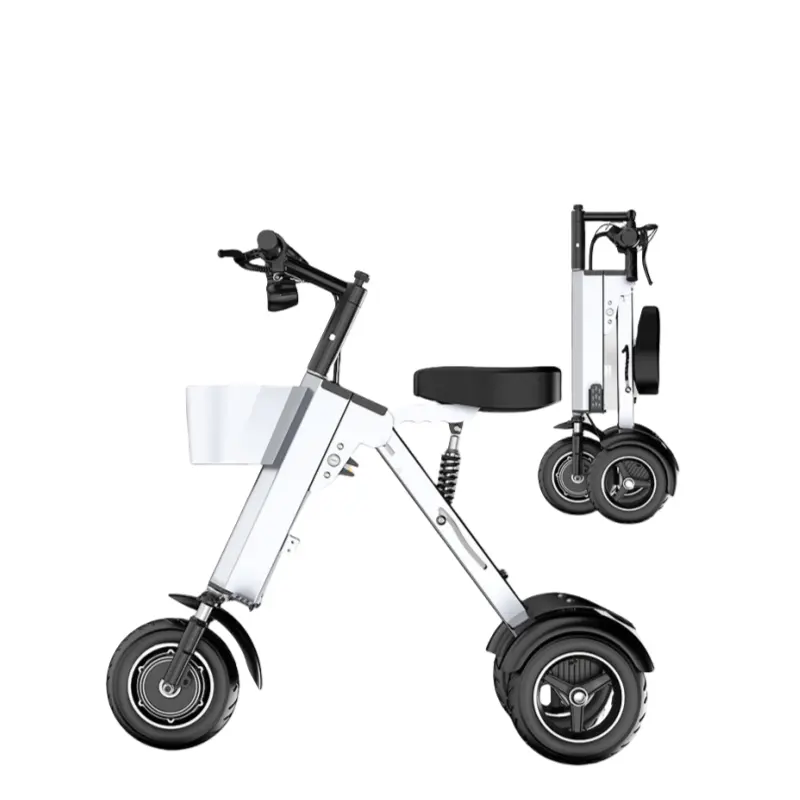 Super Lightweight Folding 3 Wheels Scooter Portable Aluminum Alloy Electric Scooter