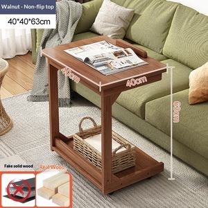 <span class=keywords><strong>Table</strong></span> basse moderne en bois massif <span class=keywords><strong>avec</strong></span> couvercle rabattable amovible, roulettes de <span class=keywords><strong>rangement</strong></span> et design multifonctionnel pour salon, chambre <span class=keywords><strong>à</strong></span> coucher, bureau - Product Image 4