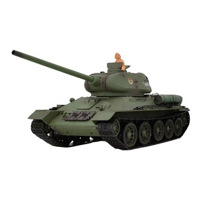 Henglong 3909-1 PRO Tanque de Combate Militar RC <span class=keywords><strong>T</strong></span>-<span class=keywords><strong>34</strong></span>/85 de la Unión Soviética, 2.4Ghz, con Sonido de Humo, Disparo de BB, Control Remoto, Modelo de Tanque - Product Image 1