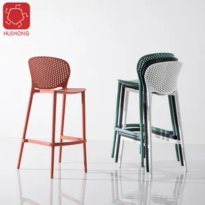 Huihong sílicas plásticas modernas, sillas de plástico w38 * d49 * h95cm, para barra nordicas cozinha cozinha