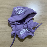 Housse de lightstick Kpop Arirang, modèle sweat à capuche violet, pour poupées en peluche de 20 cm, vêtements de poupée miniatures mignons, poupée en peluche douce, cadeau de soutien pour concert V JIn JK