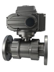 COVNA Urgent Order Smart Electric 2-Way Ball <b>Valve</b> with Rotary Float Actuator for UPVC Flanged Water Flow <b>Control</b> - Product Image 5