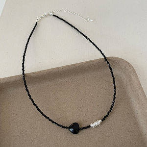 Chaîne de clavicule en argent sterling 925, version coréenne, design de niche, vente en gros, tendance, vente en gros d'usine - Product Image 4