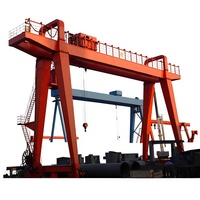 Grue portique extérieure à double poutre HENGTAI 50T type MG, capacité de levage 10m, 380V 50Hz, grue portique électrique
