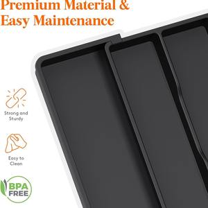 Caja de Almacenamiento con Doble Cajón Extraíble para Cocina, Organizador de Cubiertos Multicapa, Caja de Almacenamiento para Herramientas de Gabinete - Product Image 5