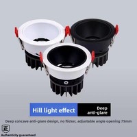 Spot encastré LED moderne de haute qualité 5W, dimmable, anti-éblouissement, super lumineux, 30 degrés, CRI90, DALI COB, pour plafond de maison