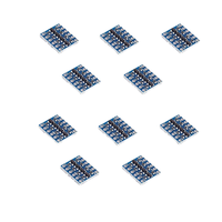 Cambiador de módulo bidireccional de 4 canales con interfaz I2C Placa de desarrollo del convertidor de nivel lógico de 3,3 V-5V para Arduino