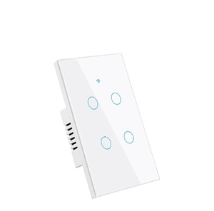 สวิตช์อัจฉริยะ <span class=keywords><strong>Smart</strong></span> Life WiFi มาตรฐานอเมริกา ไม่ต้องใช้สายกลาง 10A กระจก 1/2/<span class=keywords><strong>3</strong></span>/4 ปุ่มสัมผัส ใช้งานร่วมกับ Alexa และ Google ได้ - Product Image 2