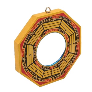 <span class=keywords><strong>Miroir</strong></span> en bois chinois rétro Feng Shui, décoratif mural, <span class=keywords><strong>convexe</strong></span>, <span class=keywords><strong>Bagua</strong></span> Pakua, pour la chance et la bénédiction - Product Image 5