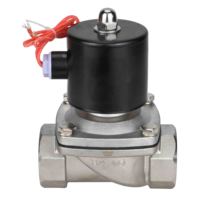 Vanne Solénoïde DNOVA Acier Inoxydable AISI 304/1.4301 EPDM DN6-50 10bar 24V NC -5+80 ° C