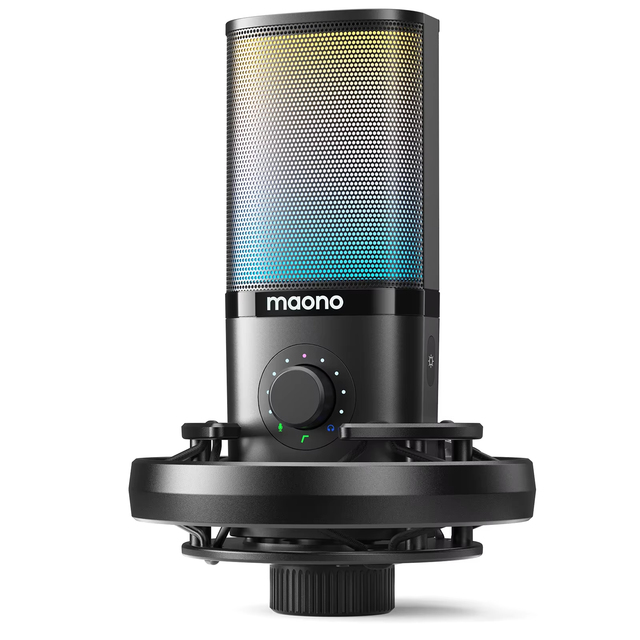 MAONO PM450 USB Microphone Studio-mic Comes with Shock Mount & Software Ideal for Podcasting Recording Premium Sound