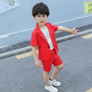 Nouvel ensemble de vêtements d'été 2023 pour garçons : gilet, short, robe de cérémonie d'anniversaire, costume de mariage, jupe, tenue de gentleman pour enfants - Product Image 3
