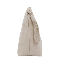 Sac cadeau en toile tendance avec fermeture éclair, motif arc-en-ciel recyclable, pour accessoires de voyage et trousse de toilette
