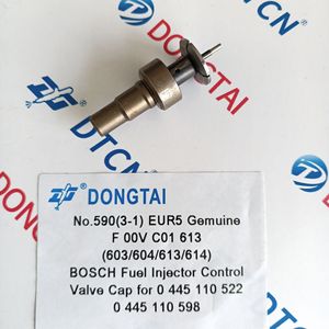 Non, 590(3-1) <span class=keywords><strong>EUR</strong></span> 5 Authentique Nouveau <span class=keywords><strong>F</strong></span> 00V C01 613(603604613614) Bouchon de soupape de commande d'injecteur de carburant pour 0 445 110 522 0 445 110 598 - Product Image 2