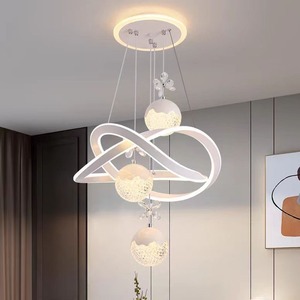 Candelabro de comedor, lámpara de mesa de comedor Simple moderna, Mostrador de <span class=keywords><strong>Bar</strong></span>, candelabro colgante de candelabro de dormitorio - Product Image 2