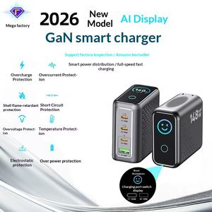 <span class=keywords><strong>Caricabatterie</strong></span> per Cellulare [Display Digitale AI 148W] Pieghevole da Viaggio Popolare in Nitruro di Gallio - Product Image 1