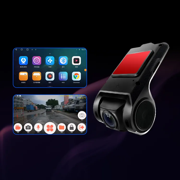 Groothandel 1080P Full Hd Dashcam Videorecorder Wifi Gps Auto Dvr Dashcam Dual Lens Black Box