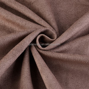 قماش ستائر من الألياف الدقيقة المخملية مزدوج الجانب متوسط الوزن قابل للتمدد بلون مخصص للملابس والأرائك - Product Image 3