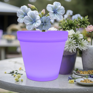 <span class=keywords><strong>Pot</strong></span> <span class=keywords><strong>de</strong></span> fleurs led en plastique, <span class=keywords><strong>pot</strong></span> <span class=keywords><strong>de</strong></span> fleurs étanche pour l'éclairage extérieur, <span class=keywords><strong>de</strong></span> balcon, <span class=keywords><strong>de</strong></span> jardin - Product Image 1