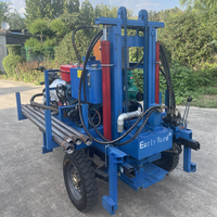Meilleure vente usine : Foreuse portable pour puits profonds 100m 150m 200m, idéale pour l'irrigation agricole