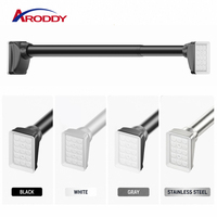 ARODDY Carbon Steel 120-340 cm Patented Anti-Sag OEM ODM Factory Wholesale 32mm Heavy Duty No Drill Curtain Poles Rods for Home