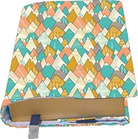 Couverture de livre réglable en impression de logo personnalisé couverture rigide tissu lavable imperméable s'adapte épaisseur manchon de protection de livre