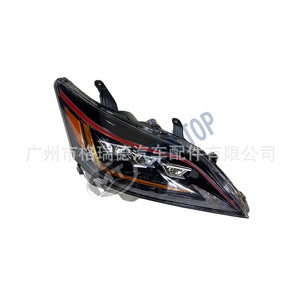 Faros delanteros Lexus ES (ES350/300, 2007-2012) con triple lente, LED, rojo/azul-blanco. - Product Image 1