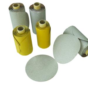 נייר לטש דביק לבן 5 אינץ' איכותי במיוחד, תוצרת מפעל, גריט P40-P1000, עובי 1 מ\\\"מ, ייבוש בינוני, PSA, למכירה חמה - Product Image 1