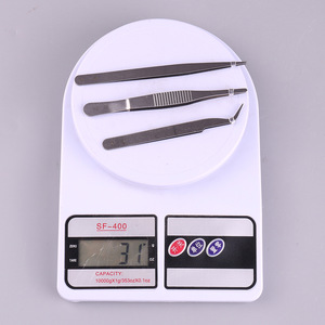 Stainless Steel Tweezers <b>Set</b> 3Pcs Straight <b>Plier</b> Clamps For Model Assembly DIY Tools - Product Image 1