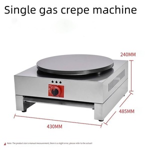 Machine de fabrication de crêpes <span class=keywords><strong>professionnelle</strong></span> à gaz électrique <span class=keywords><strong>double</strong></span> antiadhésive à vendre - Product Image 2